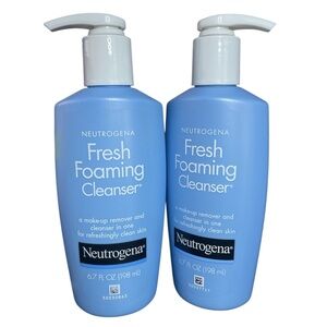 2 Pack Neutrogena Fresh Foaming Cleanser NEW DISCONTINUED